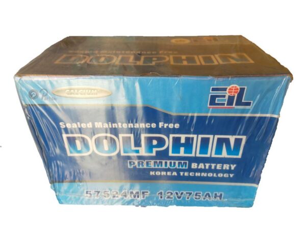 DOLPHIN 12V AUTOMOTIVE 75AH CAR BATTERY MAINTENANCE FREE