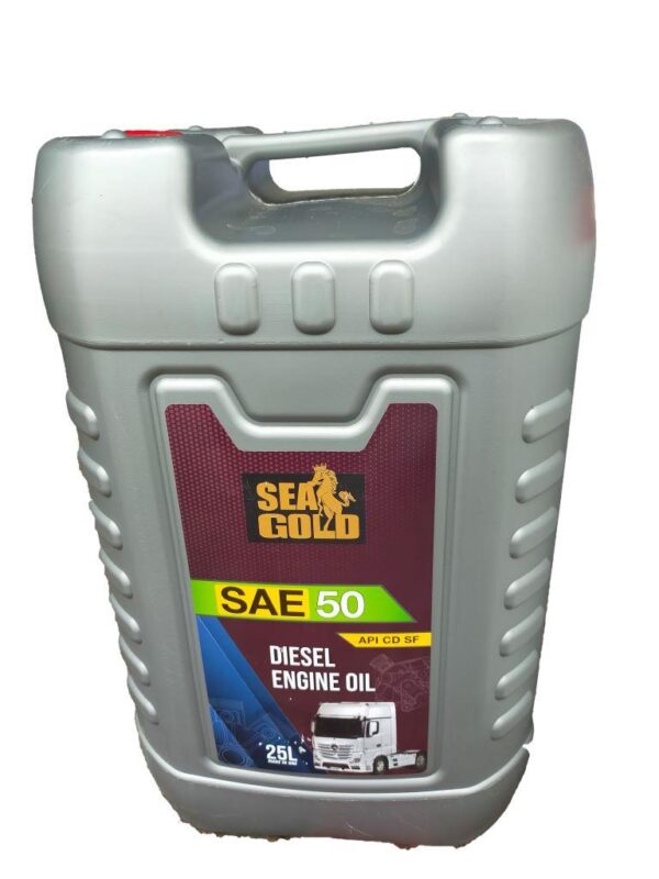 SEA GOLD DIESEL ENGINE OIL SAE 50, API CD SF (25 LITRES)