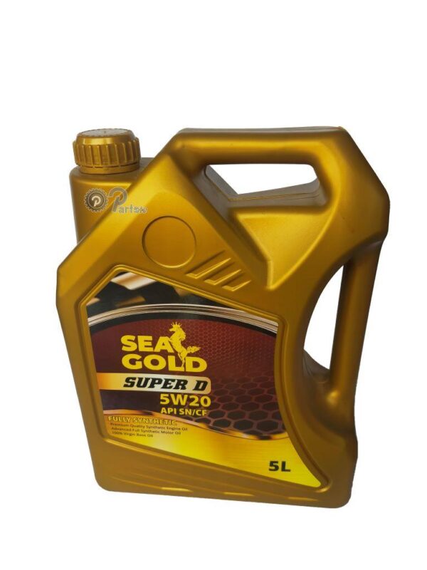 SEA GOLD SUPER D FULLY SYNTHETIC ENGINE OIL SAE 5W 20, API SN CF (5 LITRES)