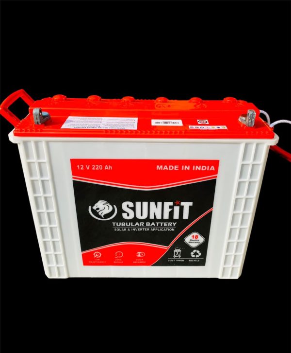 SUNFIT 12V 220AH TUBULAR INVERTER BATTERY