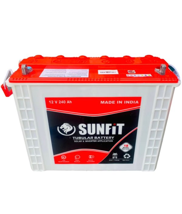 SUNFIT 12V 240AH TUBULAR INVERTER BATTERY